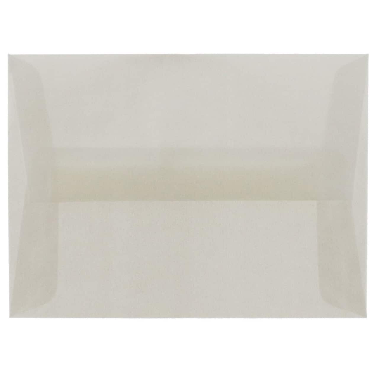 JAM Paper A1 Translucent Vellum Invitation Envelopes, 50ct.